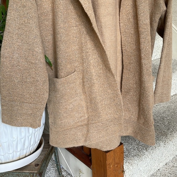 Thread & Supply Textured Camel Cardigan Coat - Picture 4 of 11